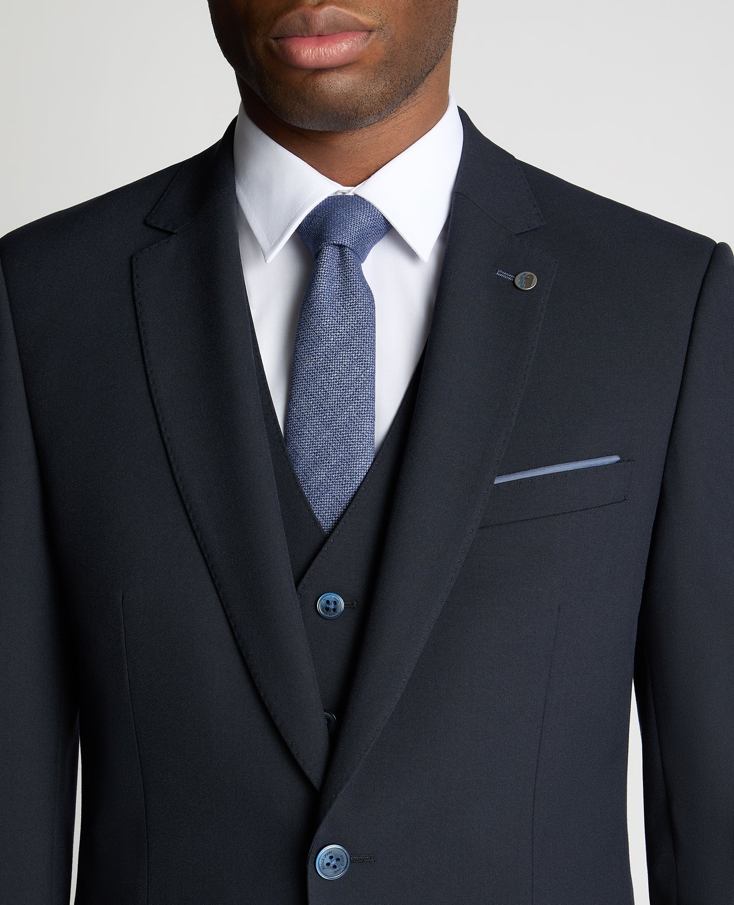 Tapered Fit Stretch Mix And Match Suit - Image 4