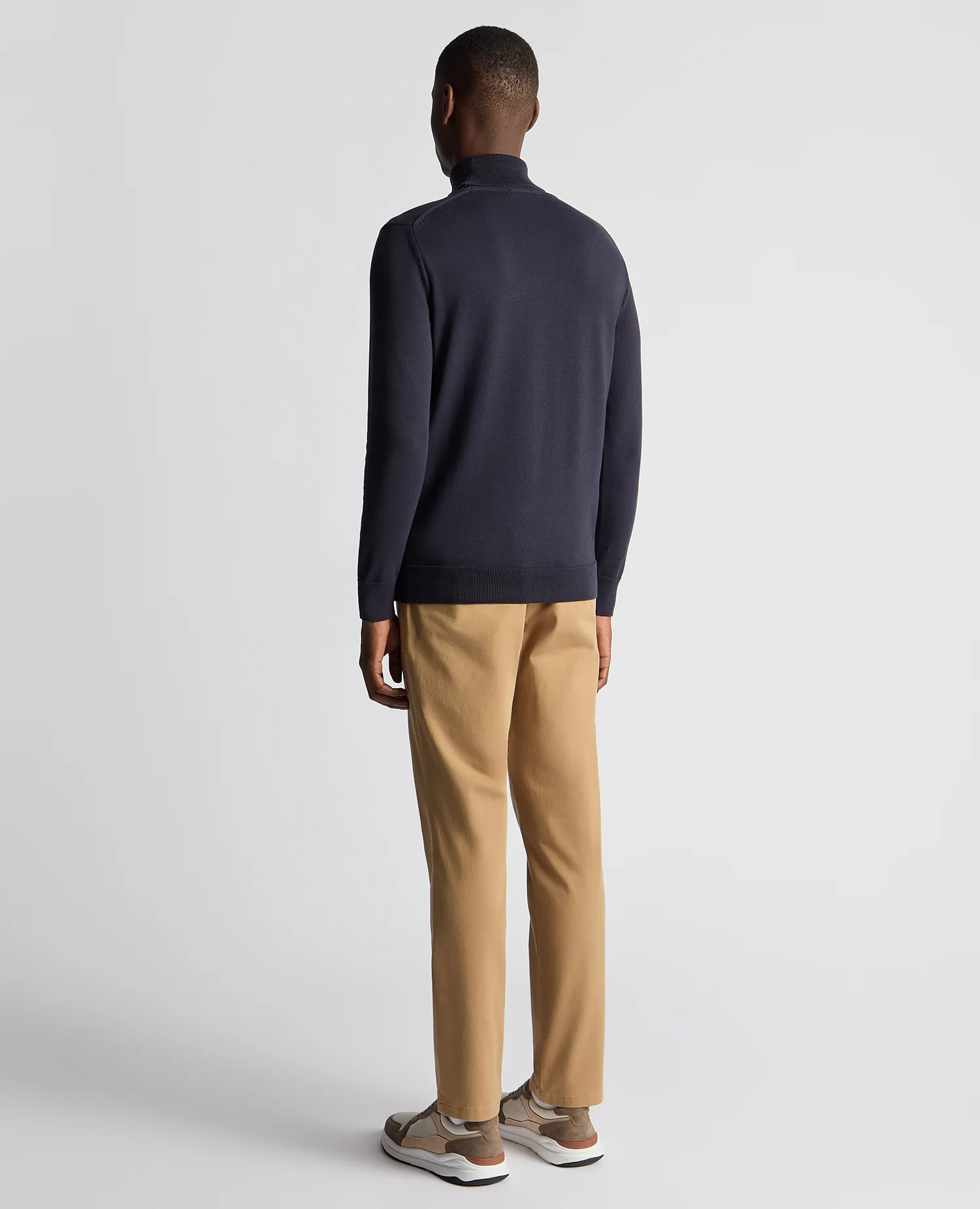 Tapered Fit Roll Neck Sweater - Image 3