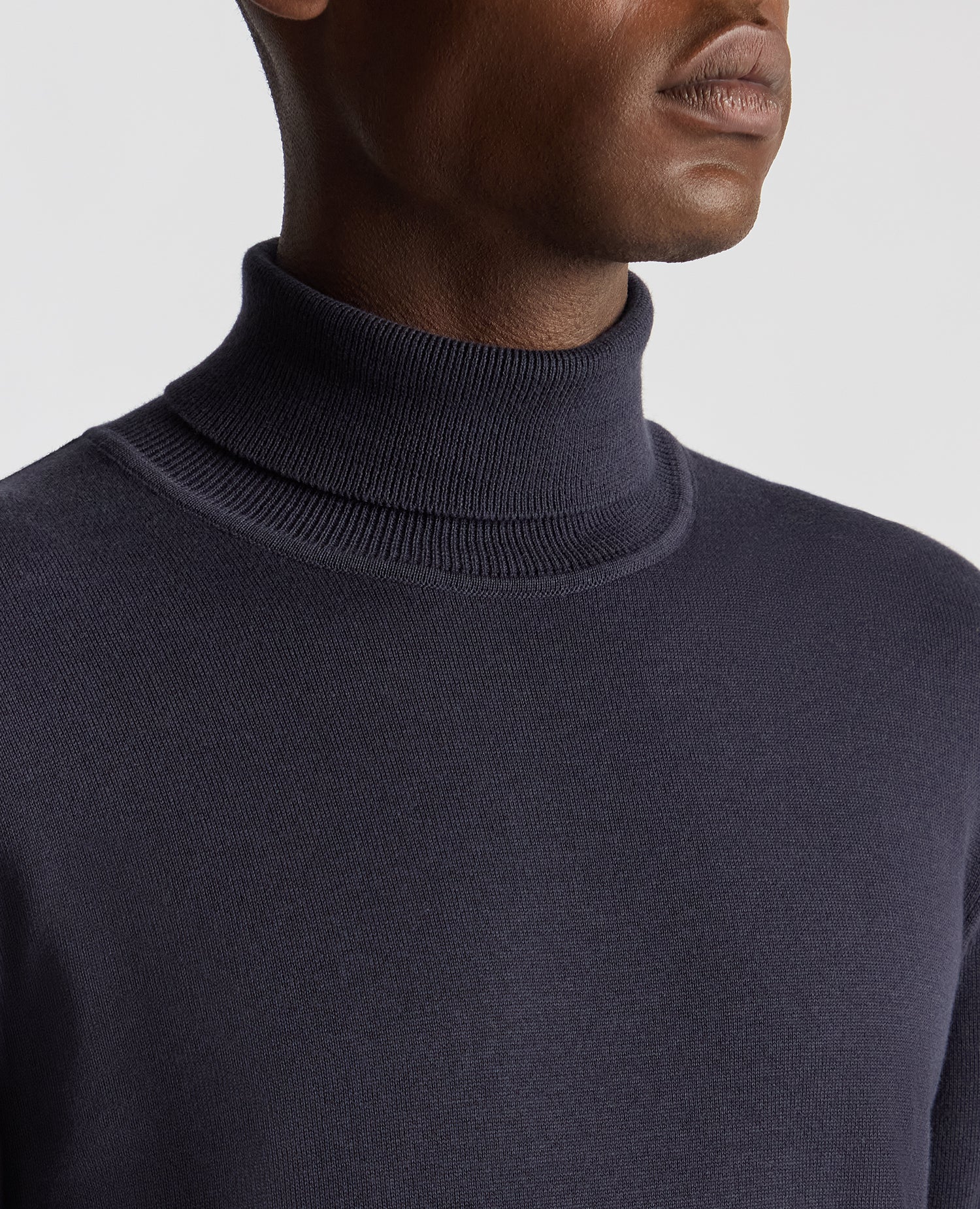 Tapered Fit Roll Neck Sweater - Image 5