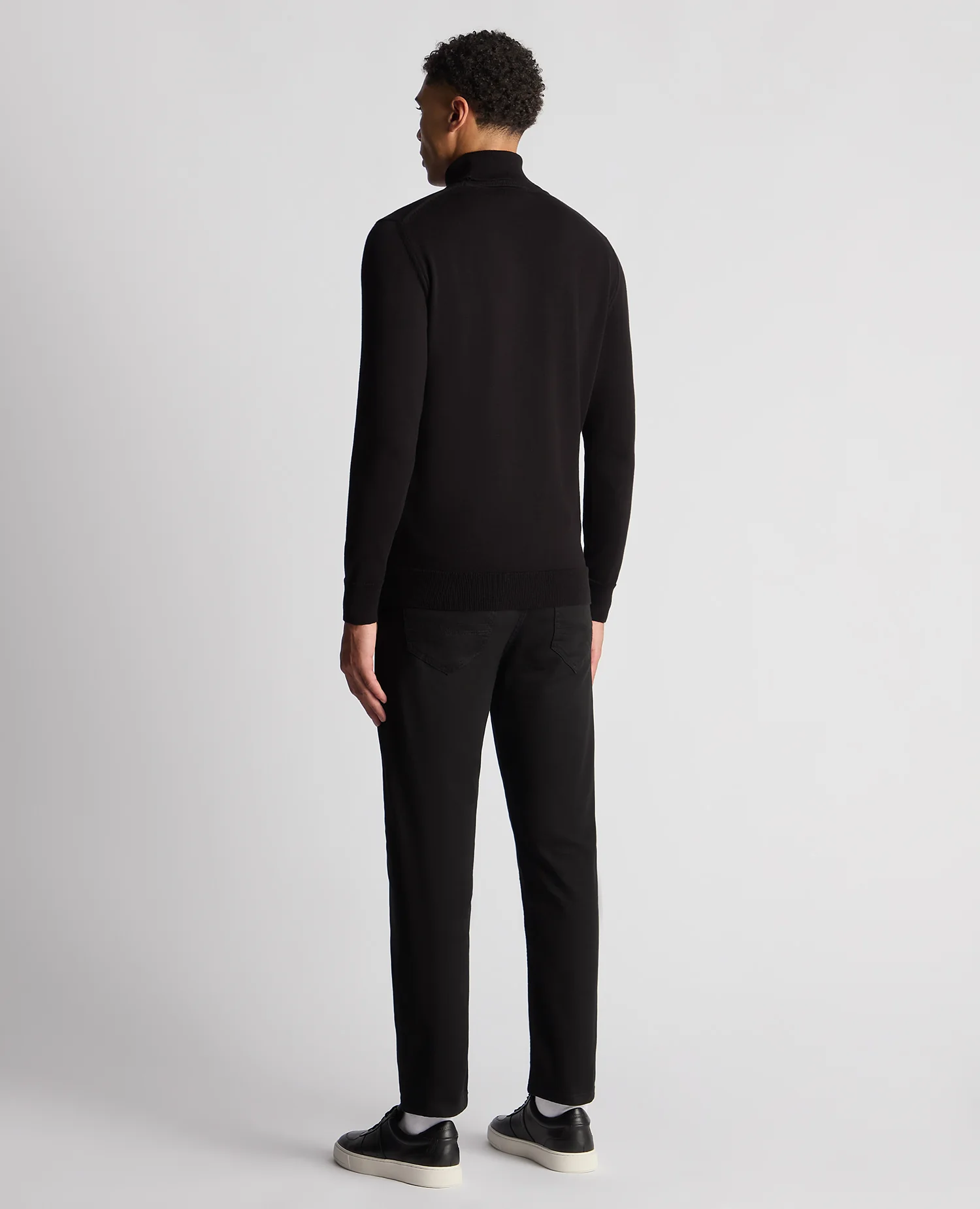 Tapered Fit Roll Neck Sweater - Image 3