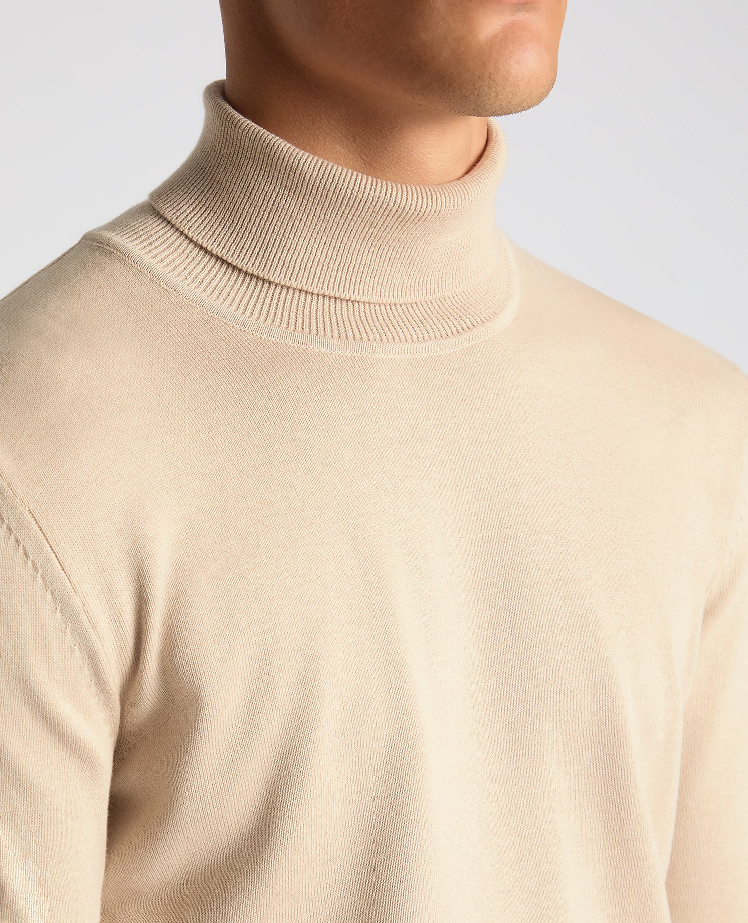 Tapered Fit Roll Neck Sweater - Image 5