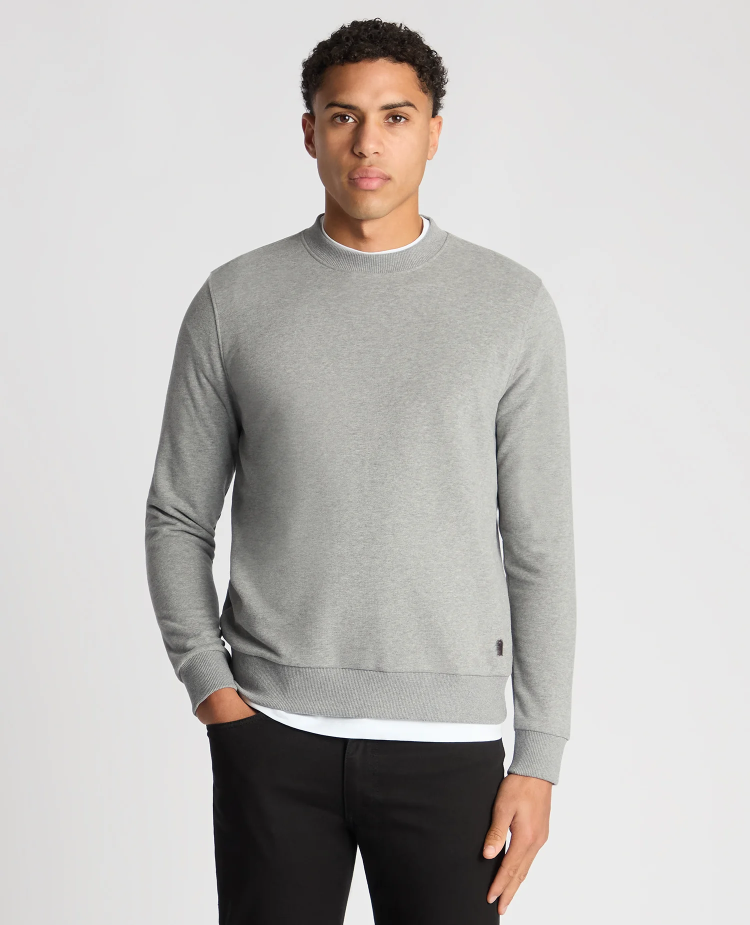 Crew Neck Terry Sweatshirt