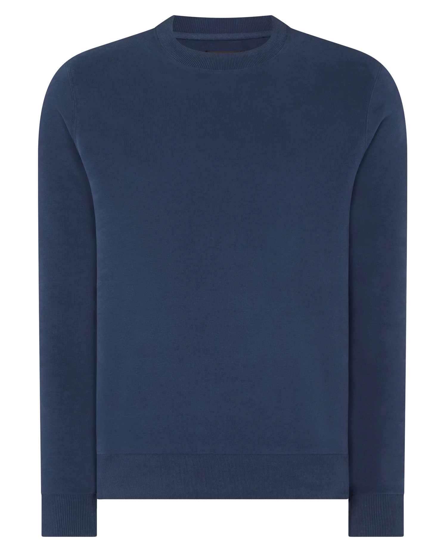 Crew Neck Terry Embroidered Sweatshirt - Image 7