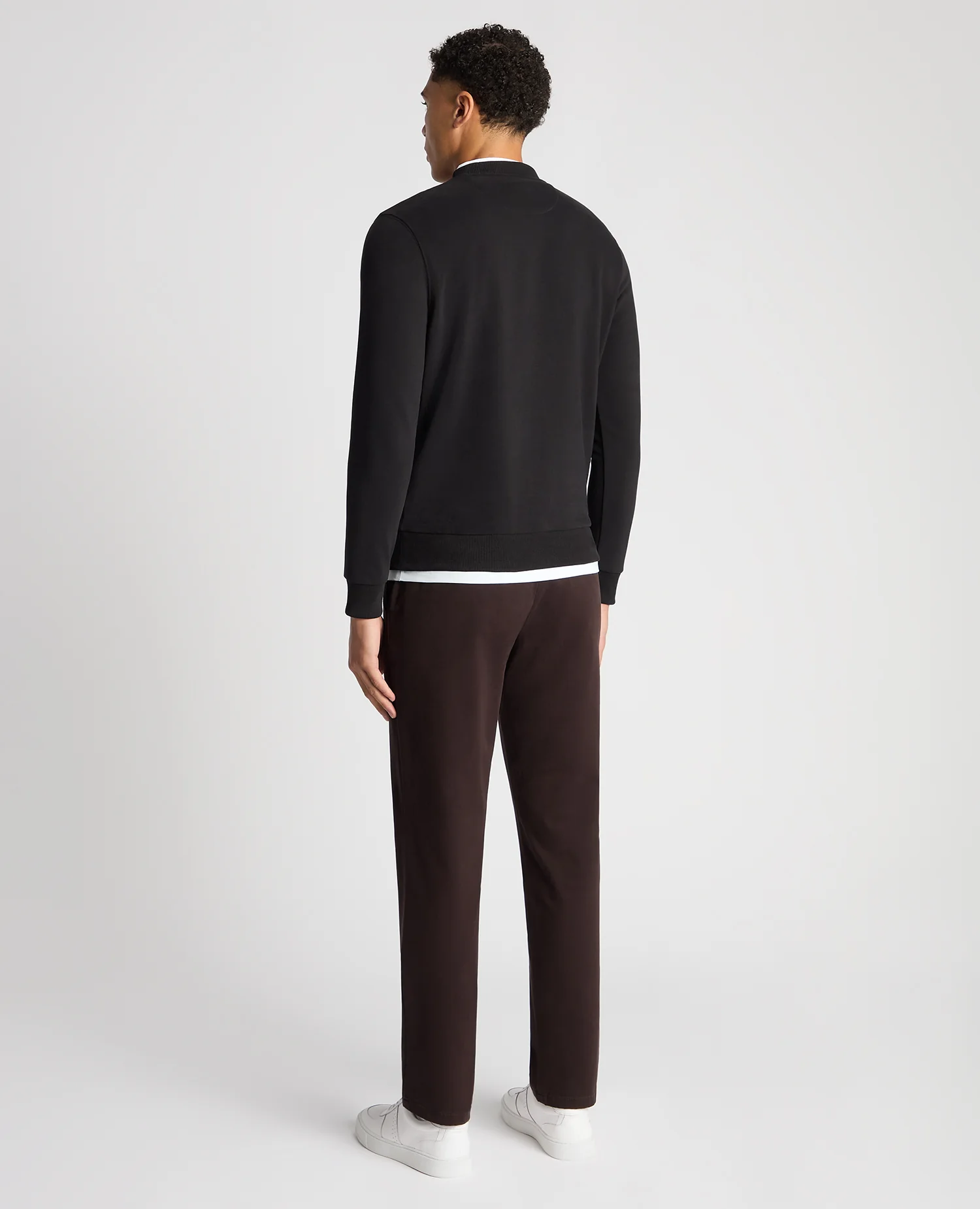 Tapered Fit Soft Touch Cotton-Blend Sweatshirt - Image 3