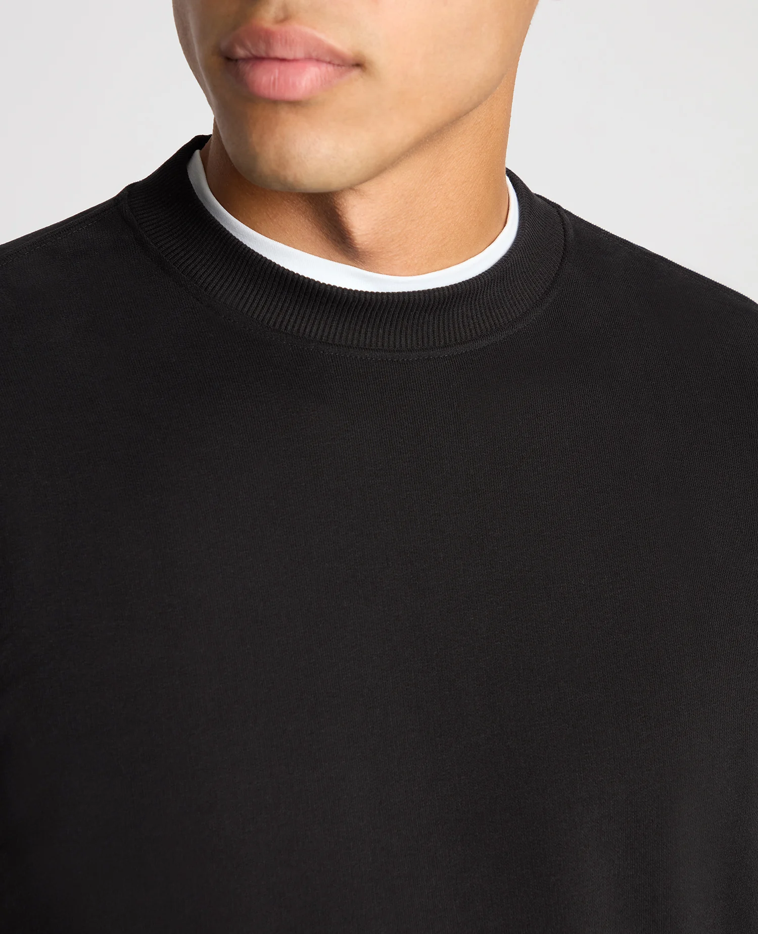 Tapered Fit Soft Touch Cotton-Blend Sweatshirt - Image 6