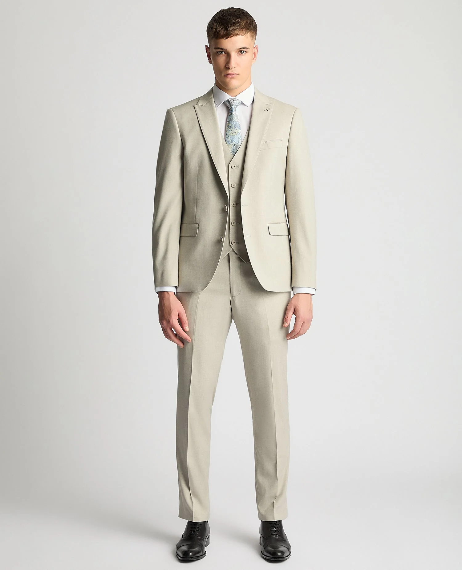 Tapered Fit Stretch Suit Jacket - Image 2