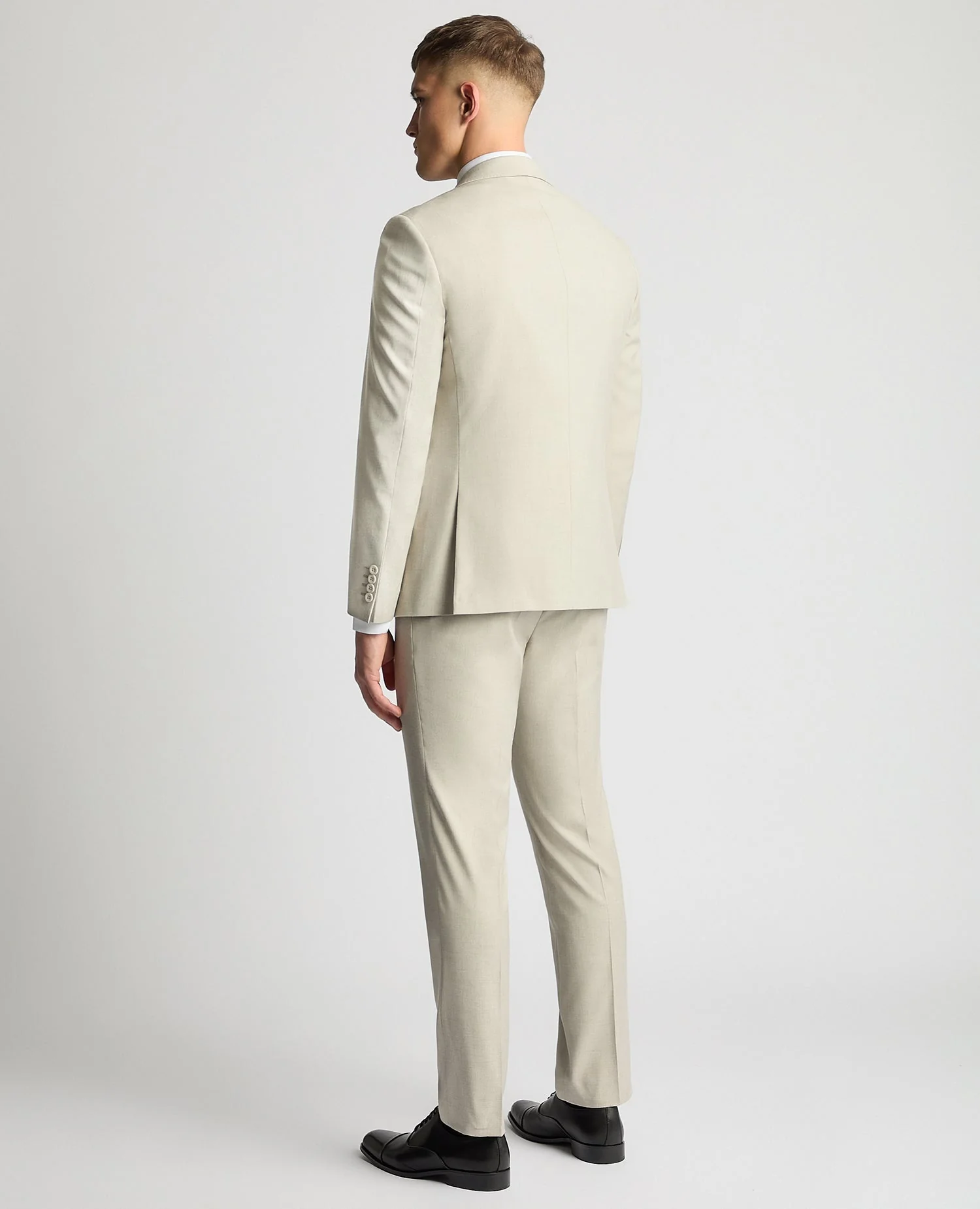 Tapered Fit Stretch Suit Jacket - Image 3