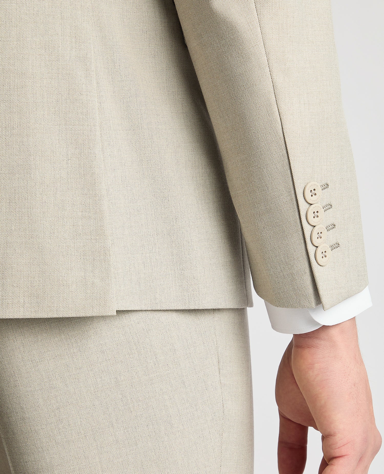 Tapered Fit Stretch Suit Jacket - Image 5