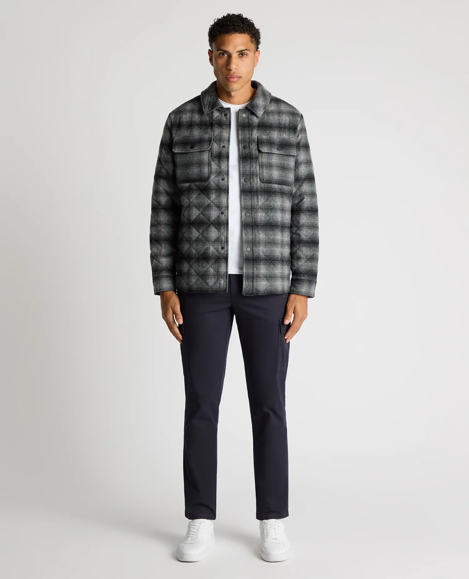 Regular Fit Quilted Overshirt - Image 2