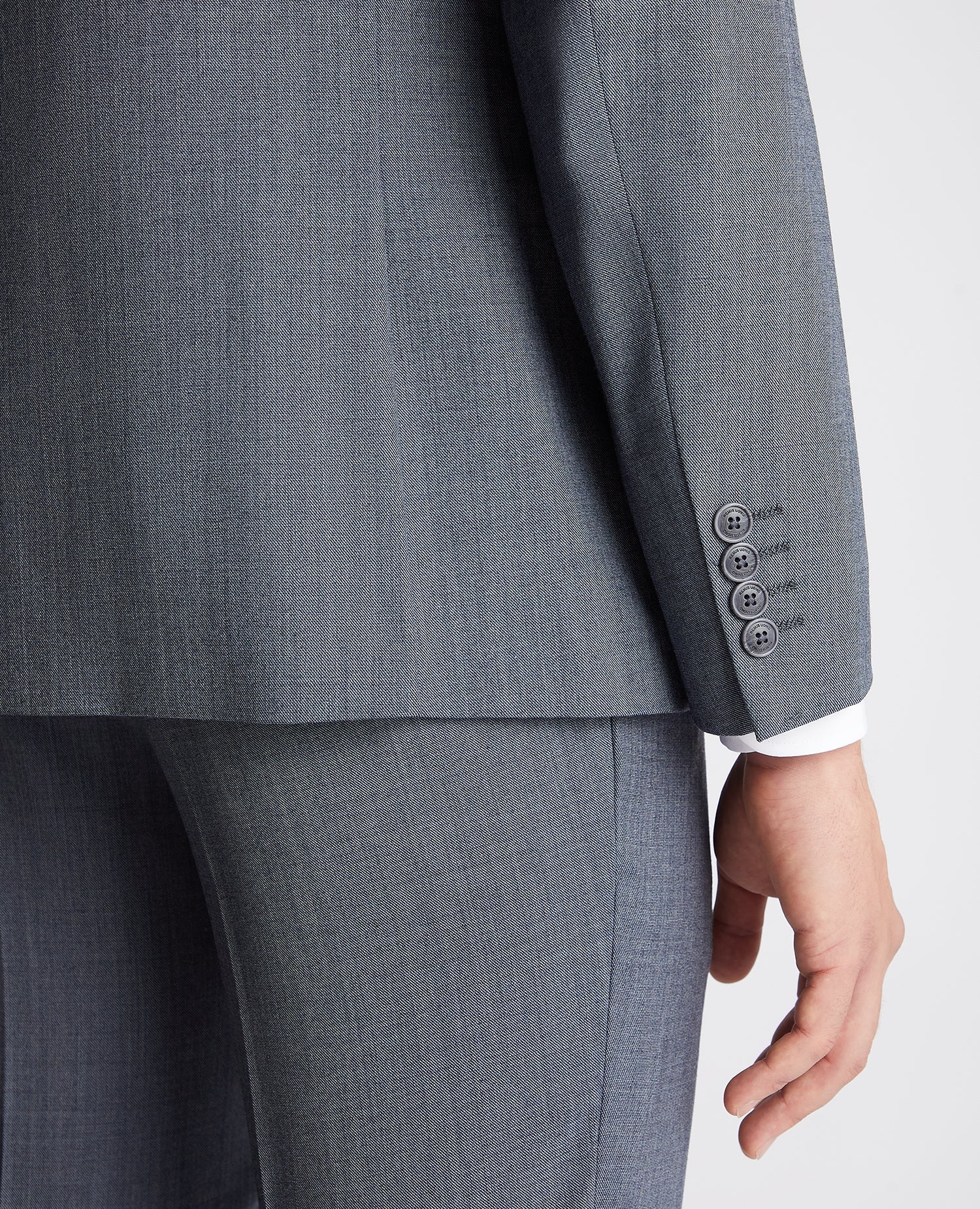 Tapered fit Wool Rich Mix and Match Suit - Image 5