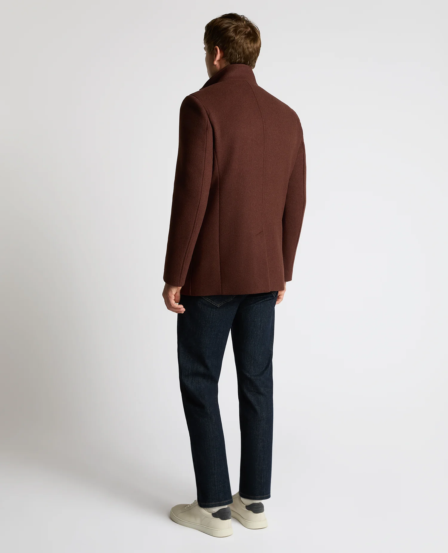 Jonah Tailored Fit Wool Blend Overcoat - Image 3