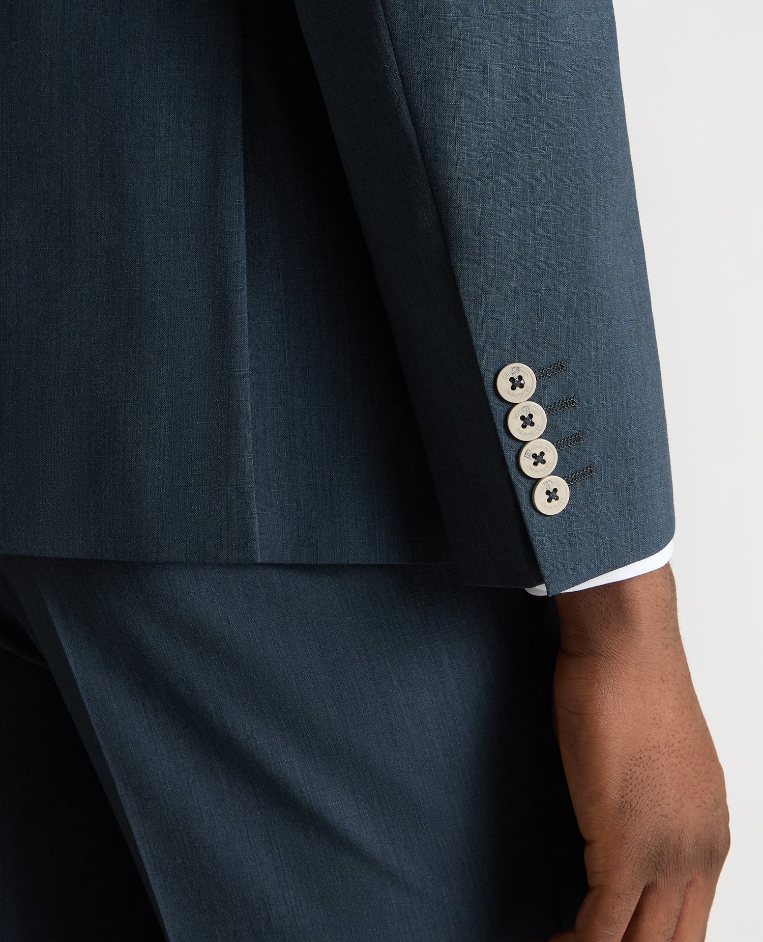 Tapered Fit Wool-Stretch Mix and Match Suit Jacket - Image 4