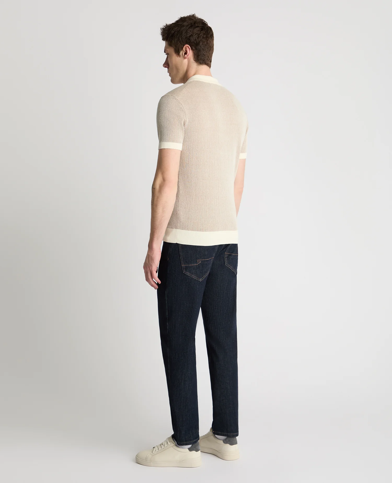 Textured Knit Polo - Image 4