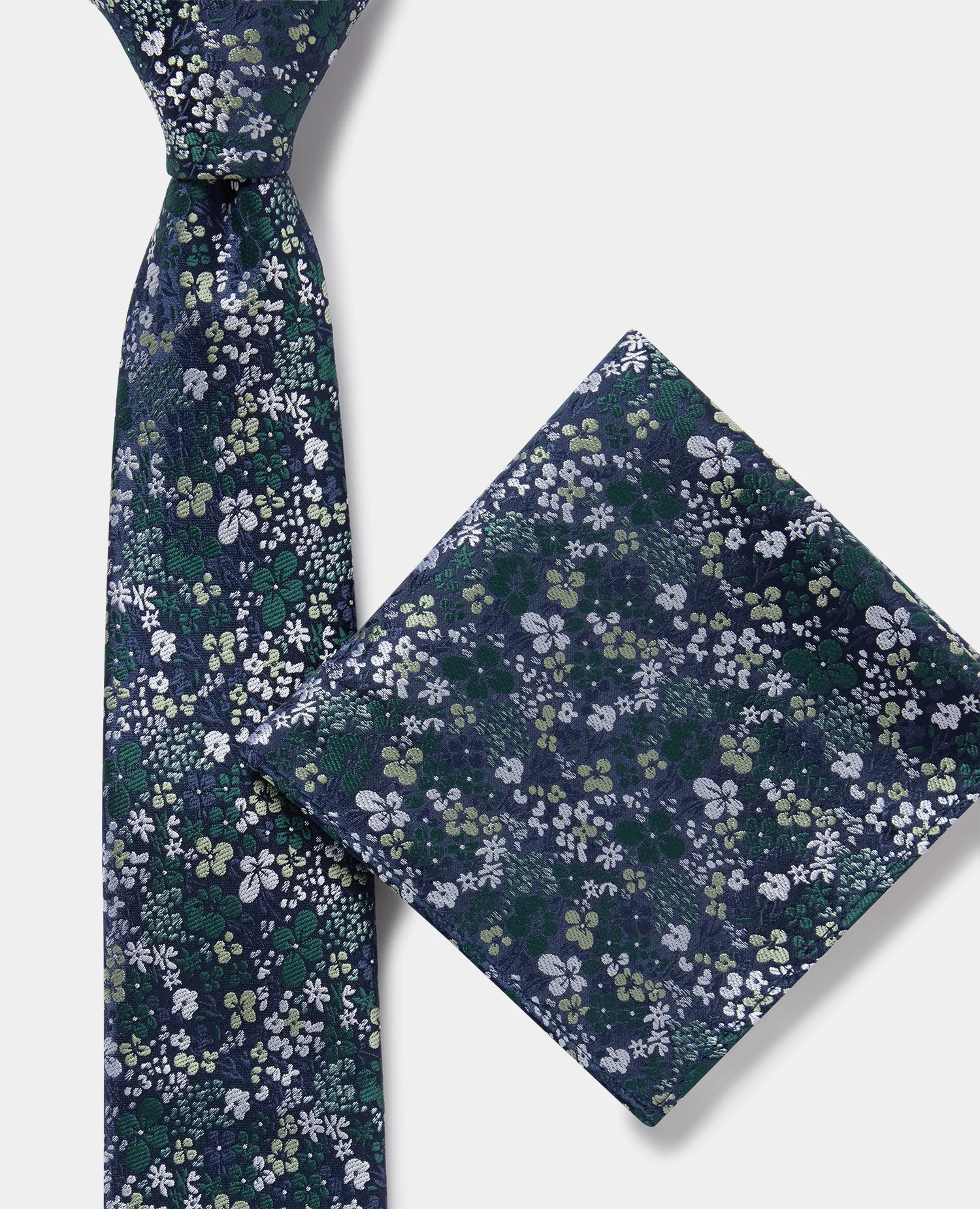Ditsy Floral Print Tie - Image 3