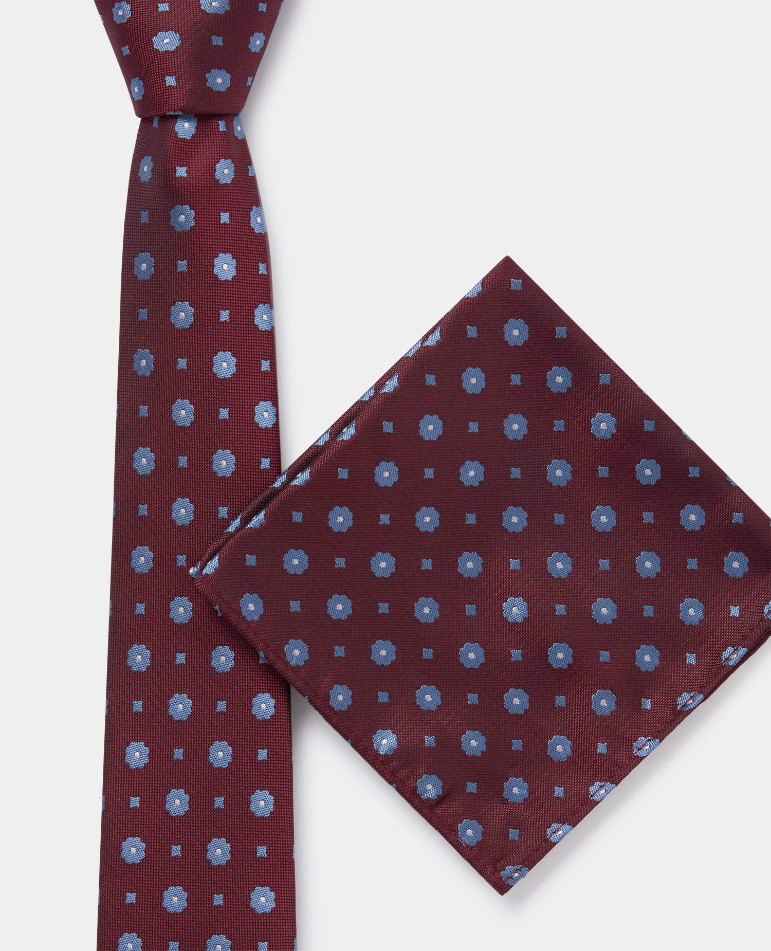 Micro-Pattern Print Tie - Image 3