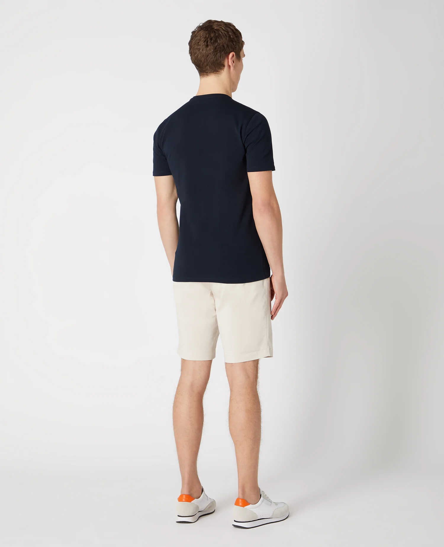 Slim Leg Cotton-Stretch Chino Short - Image 3